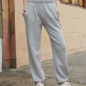 brandy melville light grey sweatpants